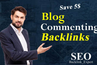 create 200 backlinks blog comments manually high da pa ur DR