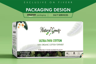 do packaging box design, product box, mailer box and 3d mockup