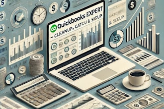 organize, reconcile, and setup your quickbooks online bookkeeping professionally