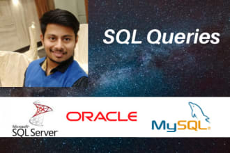 provide you sql queries for mysql, oracle, and sql server