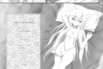draw manga and comic pages for you