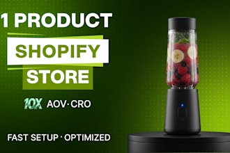 build a one product shopify store for your business