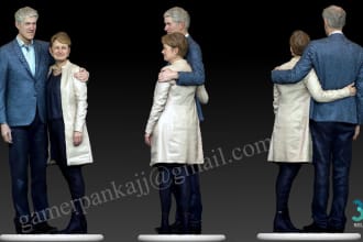 do character or people 3d scan cleanup for 3d printing