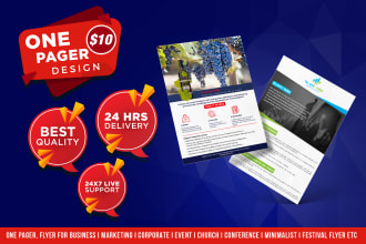 design awesome print ready flyers or magazine ad