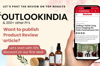 publish your article on outlookindia mid day and other indian PR sites