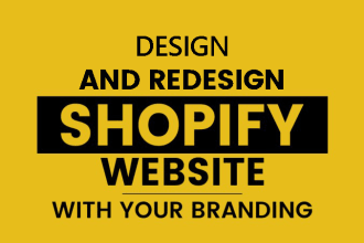 redesign shopify store for better conversions and sales