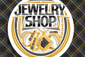 give you high quality professional jewelry logo with original concept