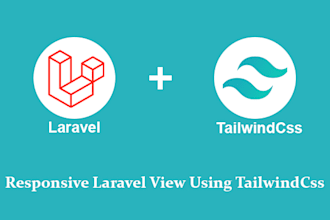 create laravel responsive view using tailwind css