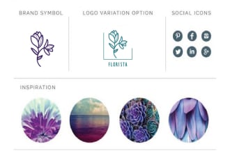 design your logo and brand style guides or brand book within 48 hrs