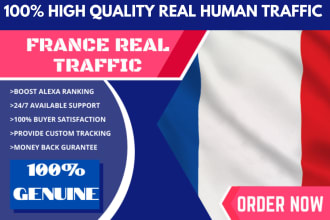 send keyword target france website traffic with low bounce rate