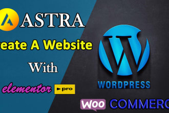 design your website using elementor pro