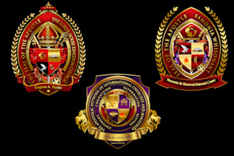 create a unique bishop, apostle and church seal