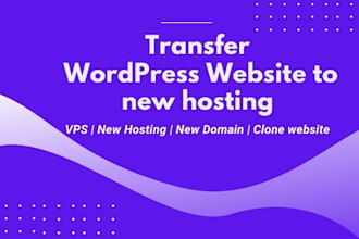 migrate, move or transfer wordpress website to new hosting
