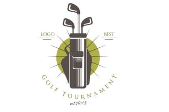 be make awesome high quality golf logo  for you with new concept