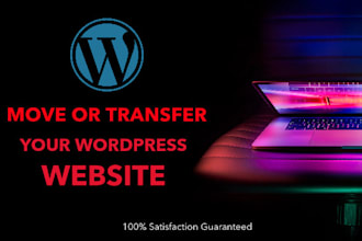 migrate or transfer your wordpress website
