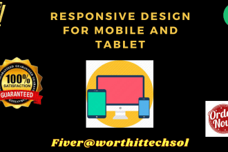 help responsive websites for mobile, tablet, laptop on elementor and divi