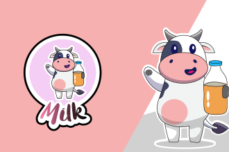 design cute cartoon logo design and branding identity mascot