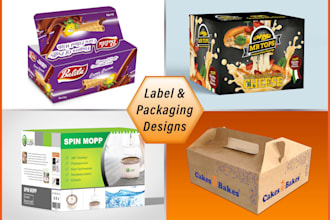 design professional and outstanding packaging and labels