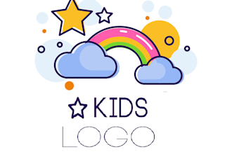 design gorgeous kids, baby, day care, home care and mother care logo