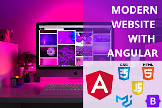 develop and fix  angular web app as your angular developer