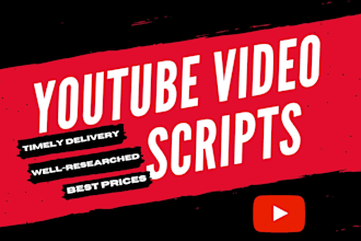 write captivating youtube scripts