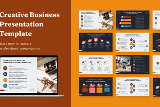 design custom business powerpoint presentation and google slides