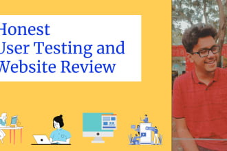 user test your website with video feedback and review