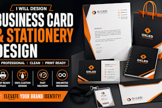 design or redesign business card and stationery