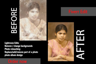 do any photos editing  with photoshop , lightroom