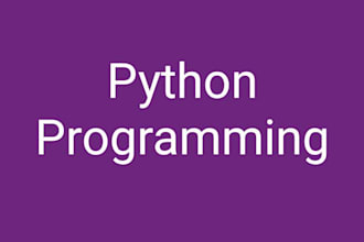 do your python programming , projects and coding