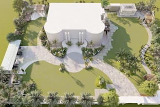 do realistic 3d landscape renderings