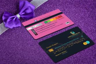 do credit repair business card design