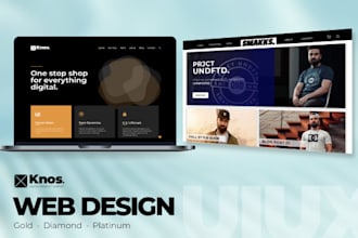 design your modern and minimal website