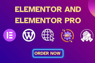 create a website with elementor and elementor pro