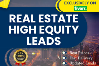 generate motivated high equity leads with skip traced