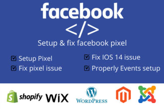 setup or fix facebook pixel conversion API ios 14 update