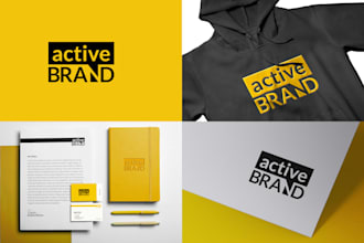 design your professional logo and brandbook