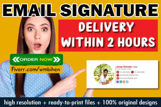 make professional and creative email signature