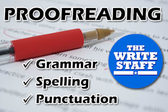 proofread english documents, articles, essays, etc