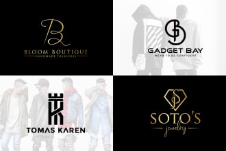 do luxury fashion jewelry signature and clothing brand logo