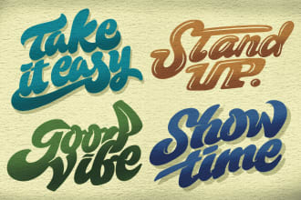 create amazing hand lettering for your quotes, name or logo