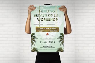 design a flyer, professional quality custom flyer and infographics