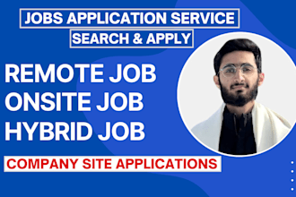 search and apply remote and onsite jobs for you, jobs application assistant