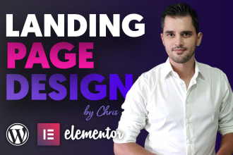 develop wordpress landing page elementor or elementor landing page design