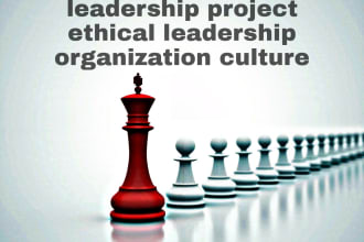 set up leadership, organization culture, and ethics project