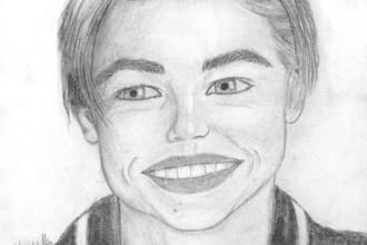 draw realistic drawing from your face picture