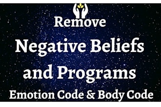 release negative beliefs and programs  using body code