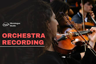 record a professional orchestra