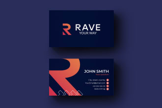 design a professional and modern business card