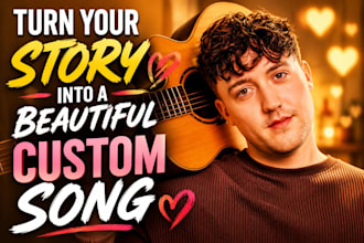 turn your story into a beautiful custom song